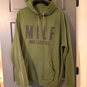 Green Hoodie - Man, I Love Fall